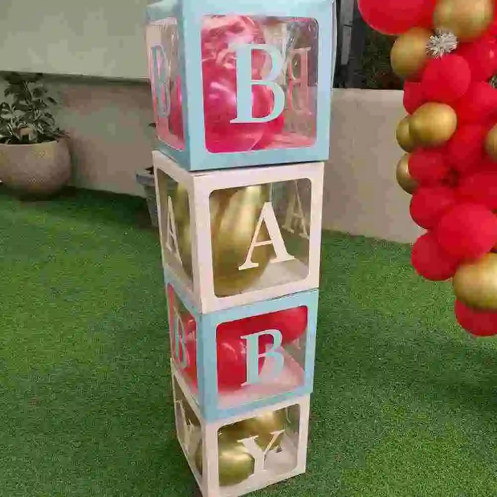 Red and Gold Themed for Baby Shower
